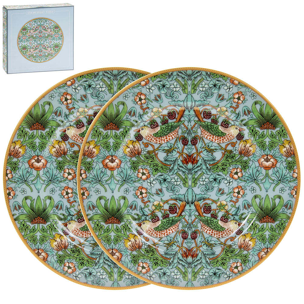 Stow Green Strawberry Thief Scatter Plateau William Morris Design Serving Platter